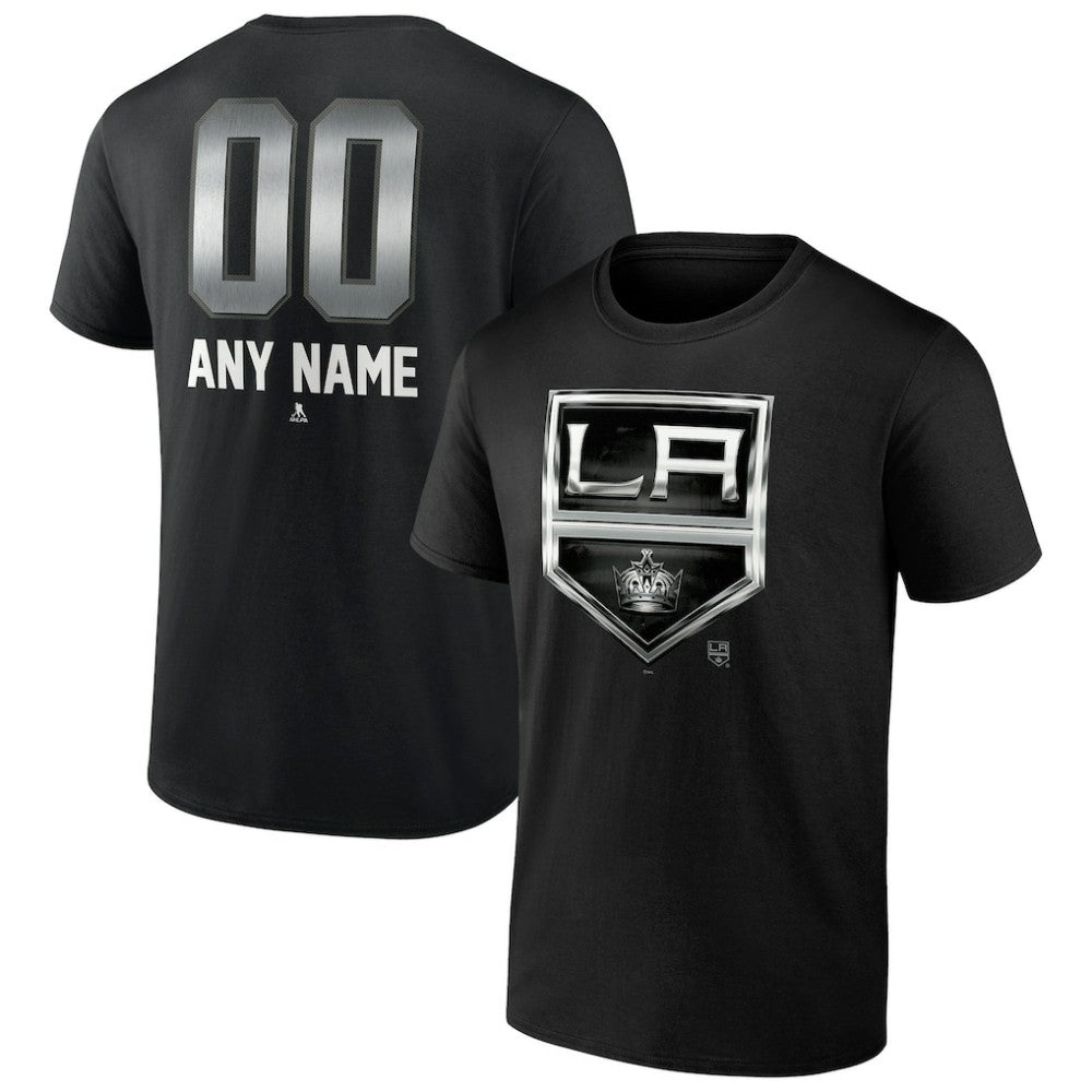 Los Angeles Kings Personalized Midnight Mascot Logo T-Shirt - Black | NHL discount