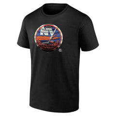 New York Islanders Personalized Midnight Mascot Logo T-Shirt - Black | NHL discount