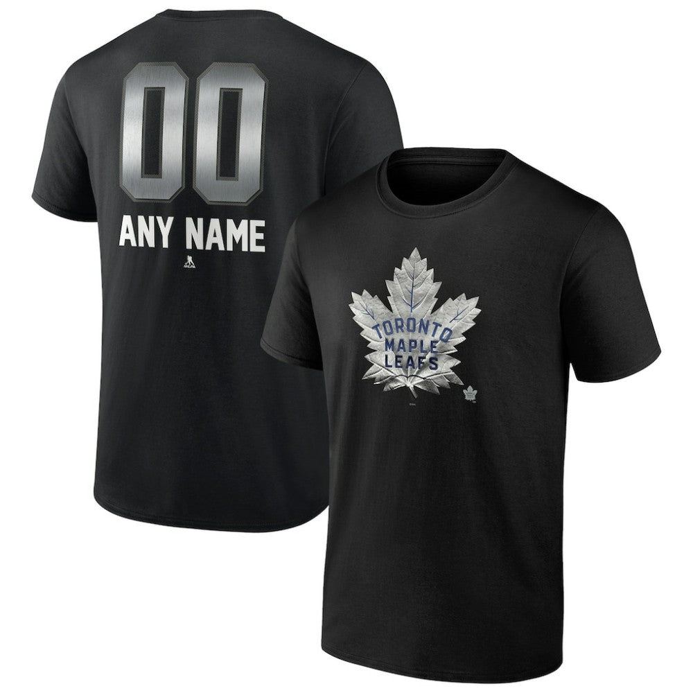 Toronto Maple Leafs Personalized Midnight Mascot Logo T-Shirt - Black | NHL discount