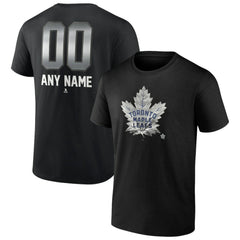 Toronto Maple Leafs Personalized Midnight Mascot Logo T-Shirt - Black | NHL discount