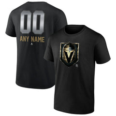 Vegas Golden Knights Personalized Midnight Mascot Logo T-Shirt - Black | NHL discount