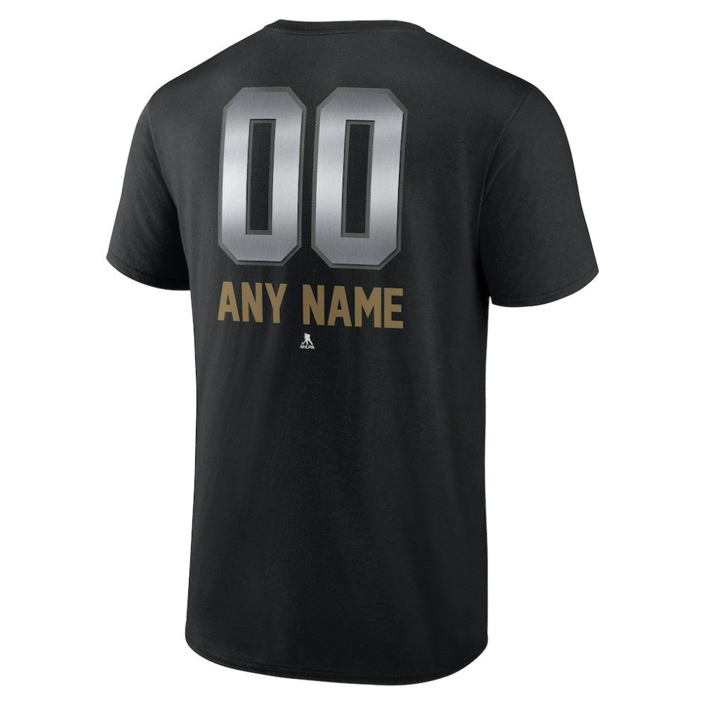 Vegas Golden Knights Personalized Midnight Mascot Logo T-Shirt - Black | NHL discount
