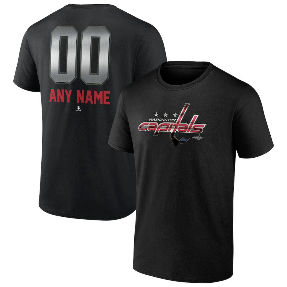 Washington Capitals Personalized Midnight Mascot Logo T-Shirt - Black | NHL on sale