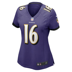 Tylan Wallace Baltimore Ravens Women's Game Jersey - Purple - Nike