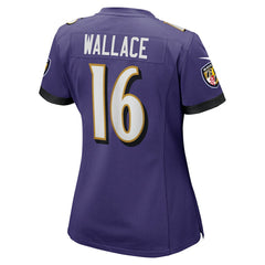Tylan Wallace Baltimore Ravens Women's Game Jersey - Purple - Nike