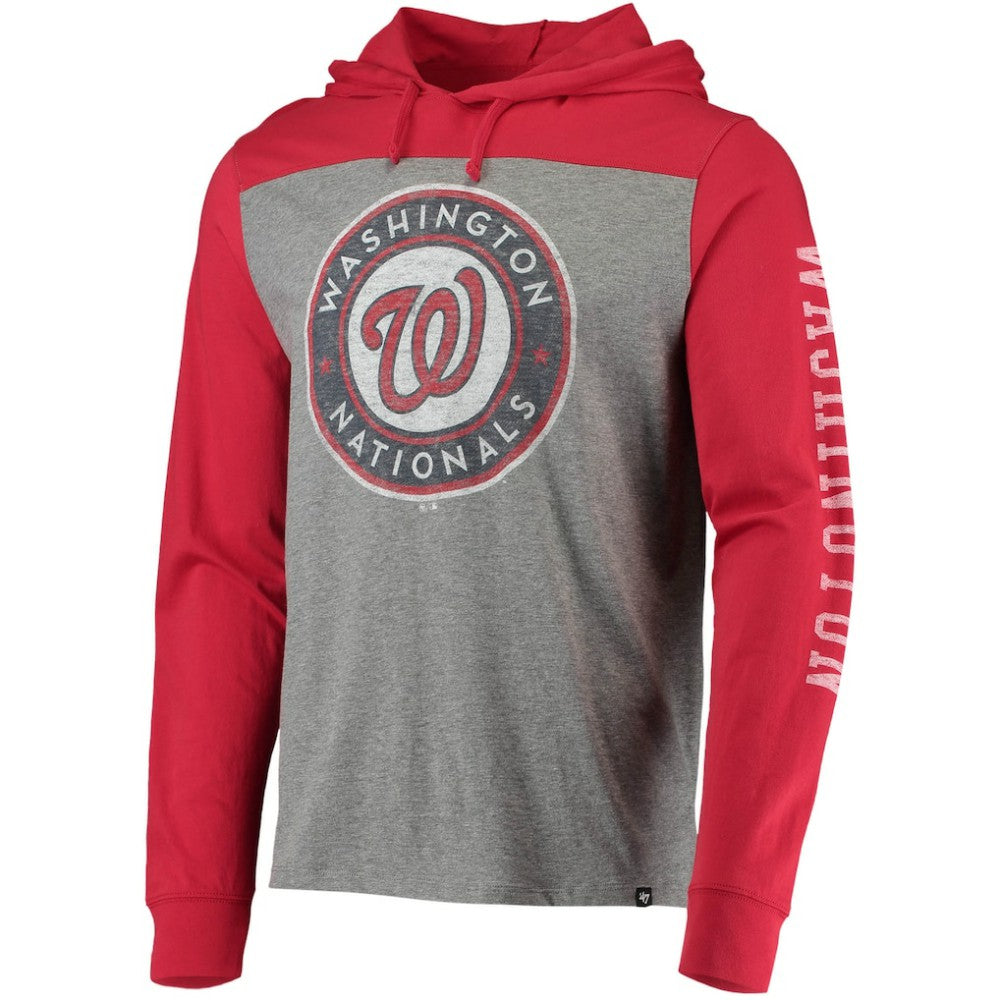 Washington Nationals '47 Franklin Wooster Pullover Hoodie Near Me