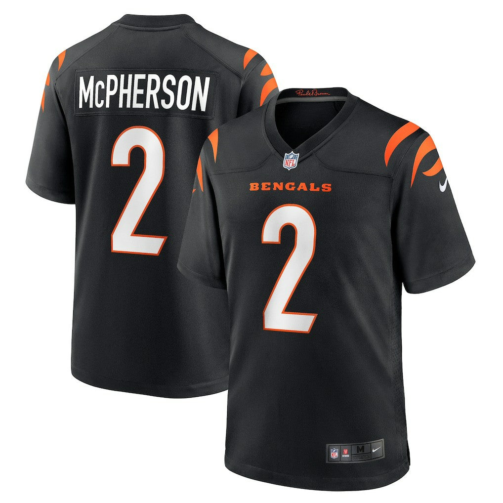 Evan McPherson Cincinnati Bengals Game Jersey - Black - Nike