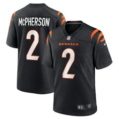 Evan McPherson Cincinnati Bengals Game Jersey - Black - Nike