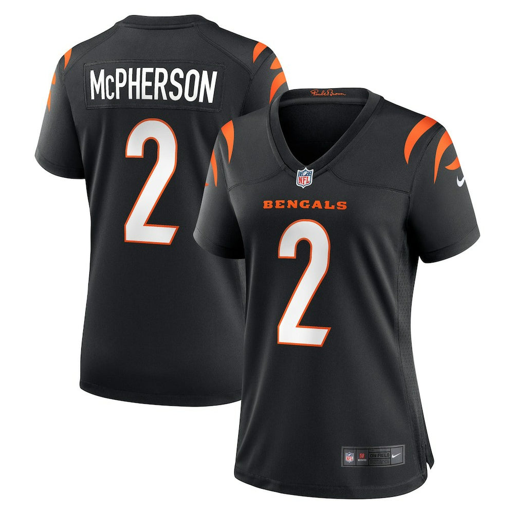 Evan McPherson Cincinnati Bengals Women's Game Jersey - Black - Nike