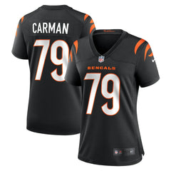 Jackson Carman Cincinnati Bengals Women's Game Jersey - Black - Nike