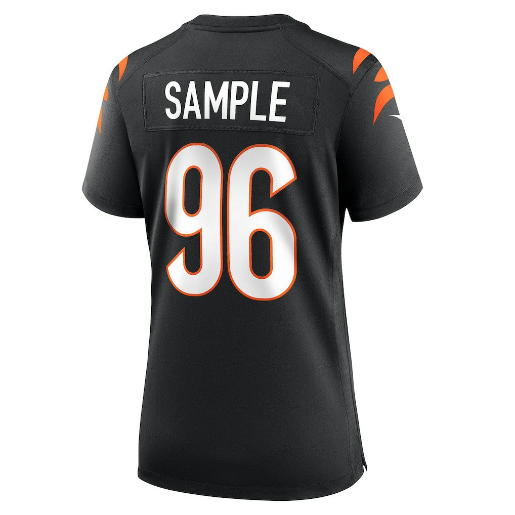 Cam Sample Cincinnati Bengals Women's Game Jersey - Black - Nike