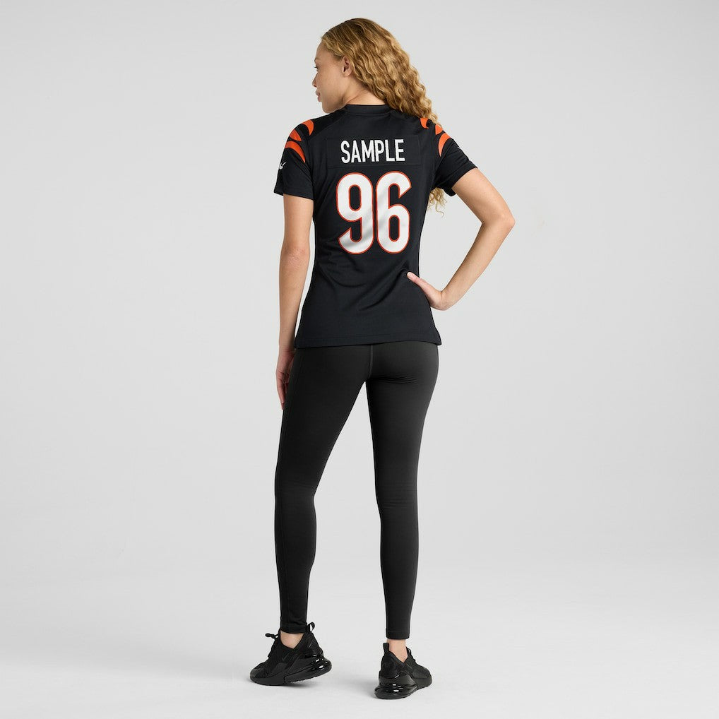 Cam Sample Cincinnati Bengals Women's Game Jersey - Black - Nike