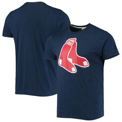 Boston Red Sox Homage Hand-Drawn Logo Tri-Blend T-Shirt Discount