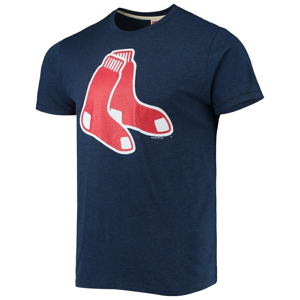 Boston Red Sox Homage Hand-Drawn Logo Tri-Blend T-Shirt Discount