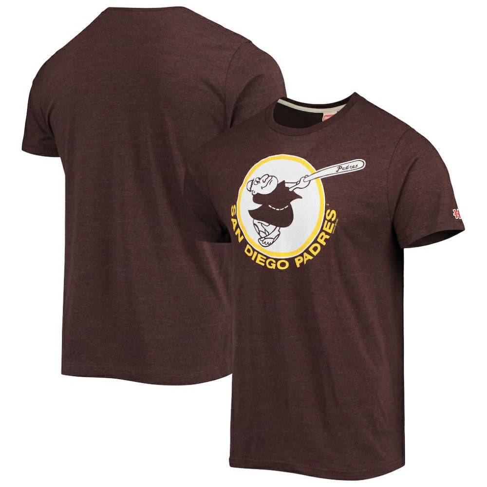 San Diego Padres Homage Hand-Drawn Logo Tri-Blend T-Shirt Near Me
