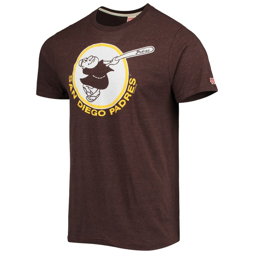 San Diego Padres Homage Hand-Drawn Logo Tri-Blend T-Shirt Near Me