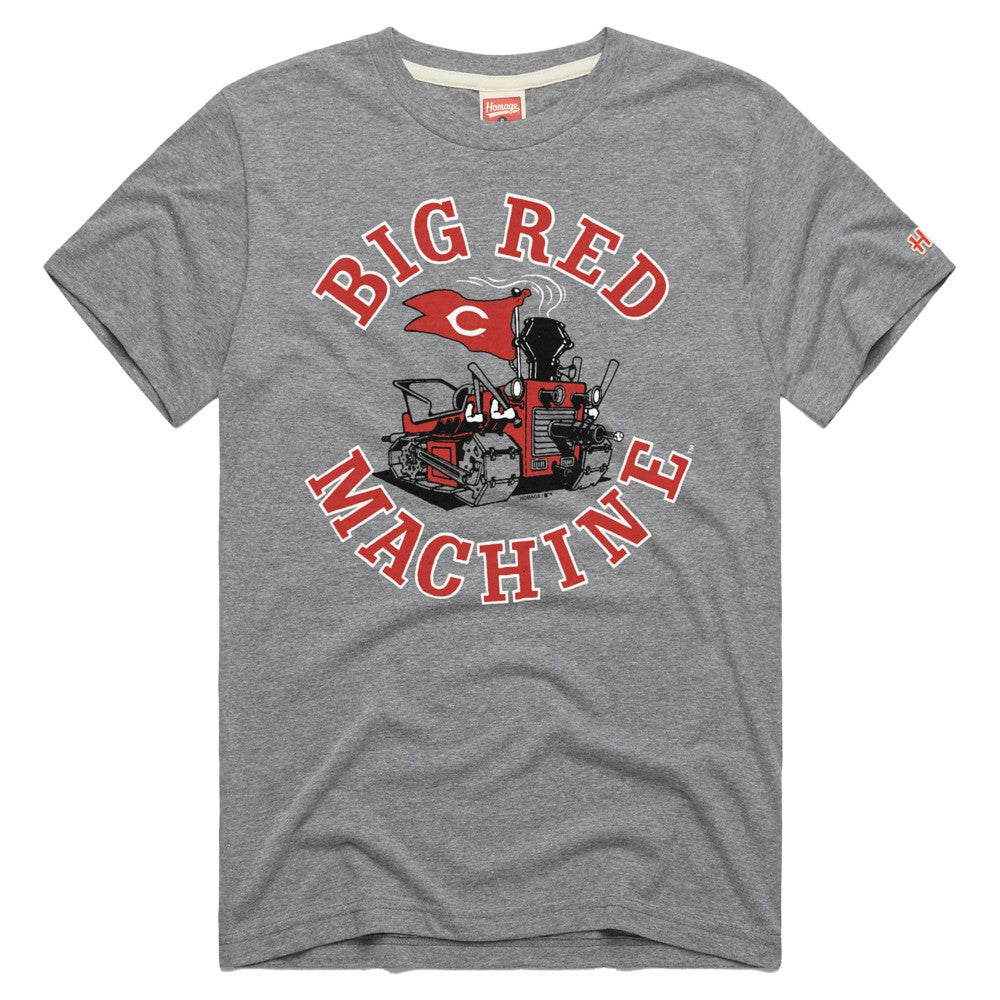 Cincinnati Reds Homage Hyper Local Tri-Blend T-Shirt -Heathered Gray Outlet