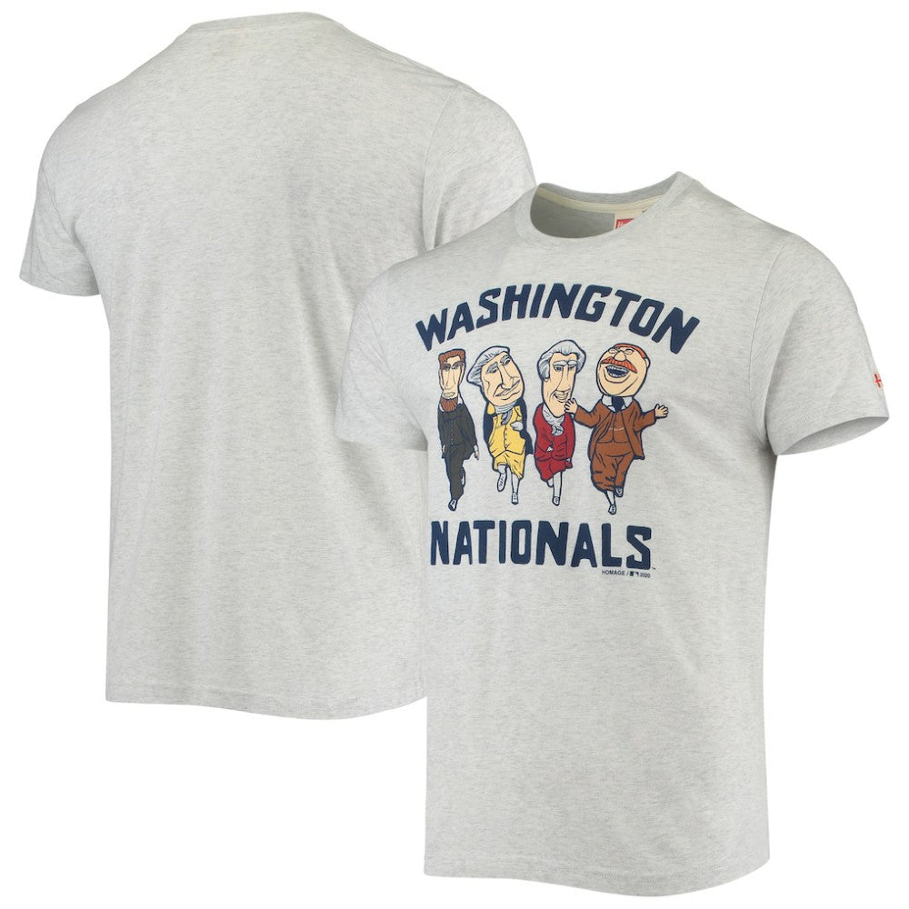 Washington Nationals Homage Hyper Local Tri-Blend T-Shirt Online