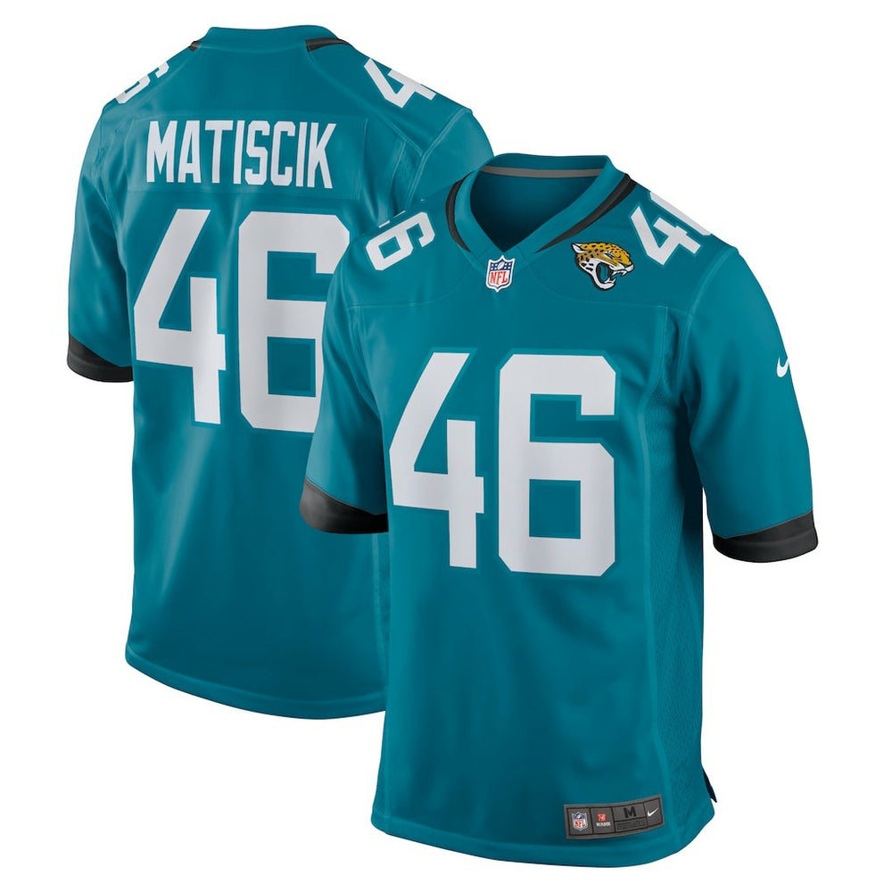 Ross Matiscik Jacksonville Jaguars Game Jersey - Teal - Nike