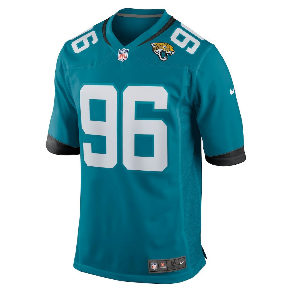 Adam Gotsis Jacksonville Jaguars Game Jersey - Teal - Nike