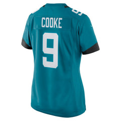 Logan Cooke Jacksonville Jaguars Women's Game Jersey - Teal - Nike