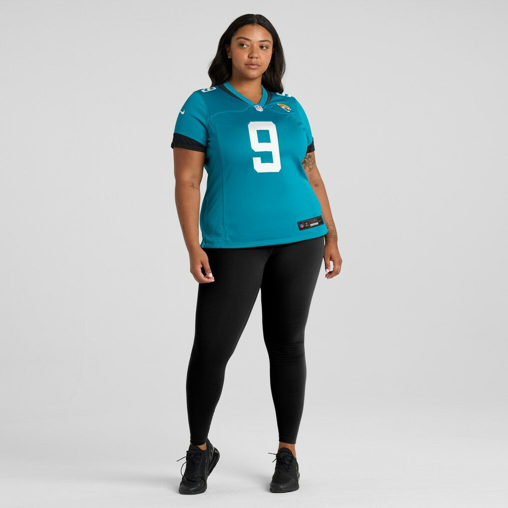 Logan Cooke Jacksonville Jaguars Women's Game Jersey - Teal - Nike