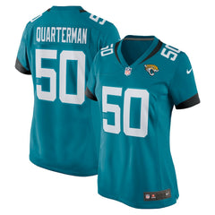 Shaquille Quarterman Jacksonville Jaguars Women's Game Jersey - Teal - Nike