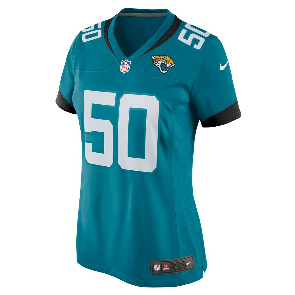 Shaquille Quarterman Jacksonville Jaguars Women's Game Jersey - Teal - Nike