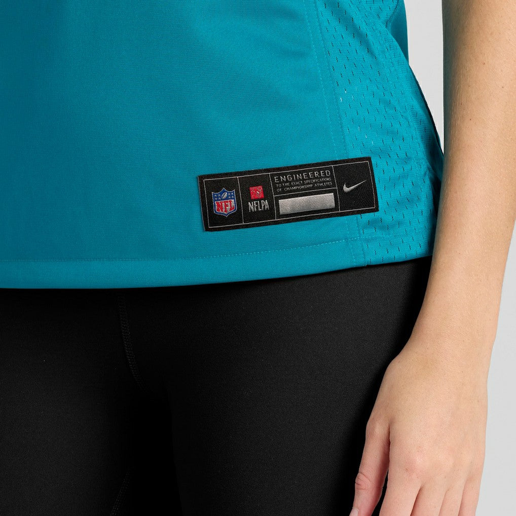 DaVon Hamilton Jacksonville Jaguars Women's Game Jersey - Teal - Nike