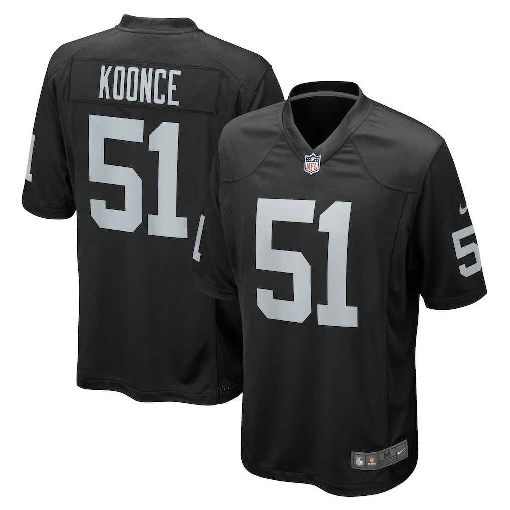 Malcolm Koonce Las Vegas Raiders Game Jersey - Black - Nike