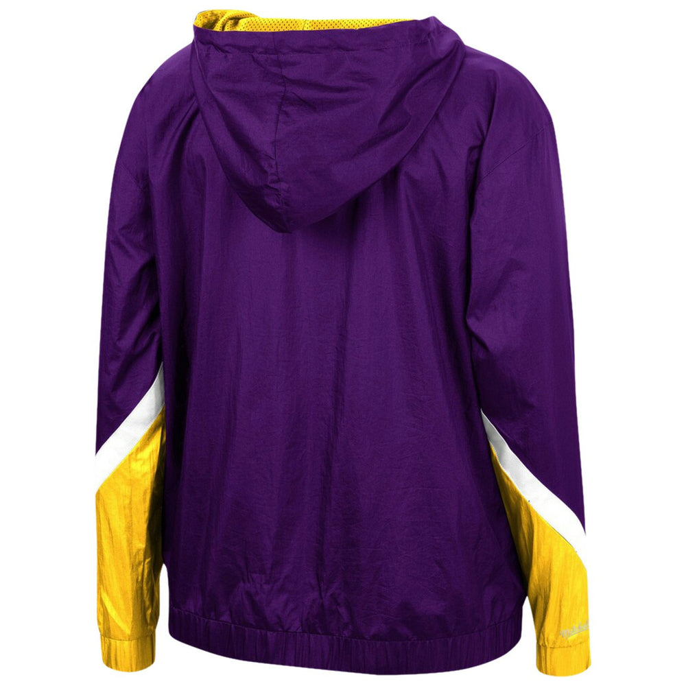 Mitchell & Ness Los Angeles Lakers Women's Half-Zip Windbreaker 2.0 Hoodie Purple