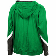 Mitchell & Ness Milwaukee Bucks Women's Half-Zip Windbreaker 2.0 Hoodie Green