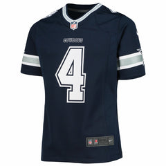 Dak Prescott Dallas Cowboys Girls Youth Team Game Jersey - Navy - Nike