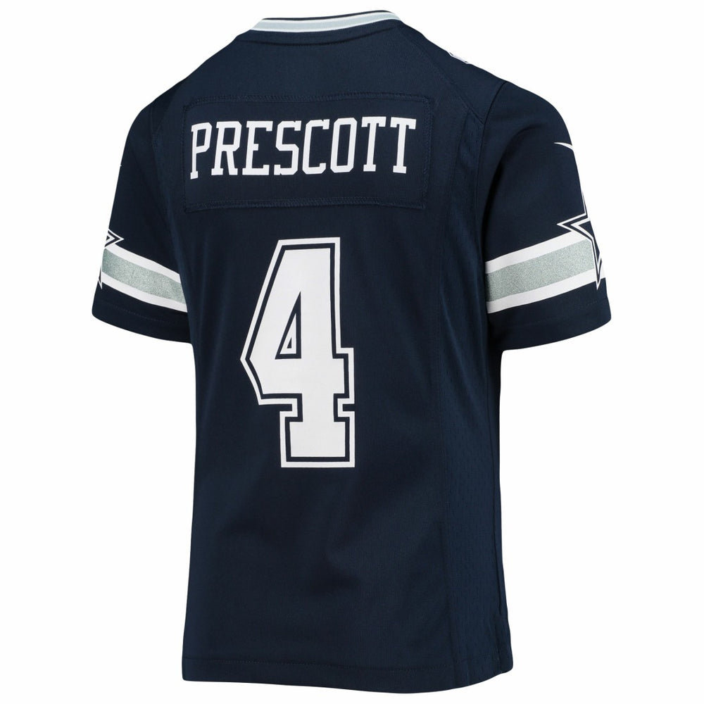 Dak Prescott Dallas Cowboys Girls Youth Team Game Jersey - Navy - Nike