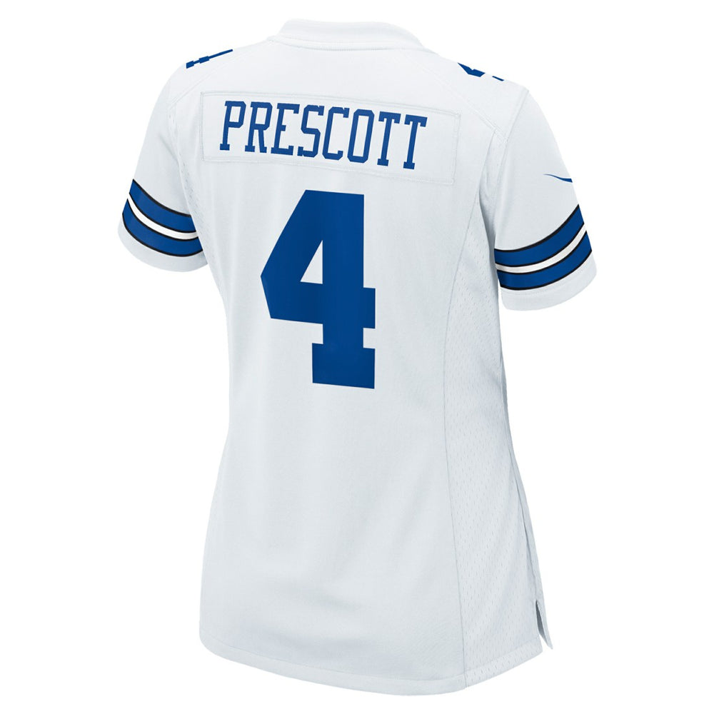 Dak Prescott Dallas Cowboys Women's Team Game Jersey - White - Nike