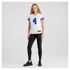 Dak Prescott Dallas Cowboys Women's Team Game Jersey - White - Nike