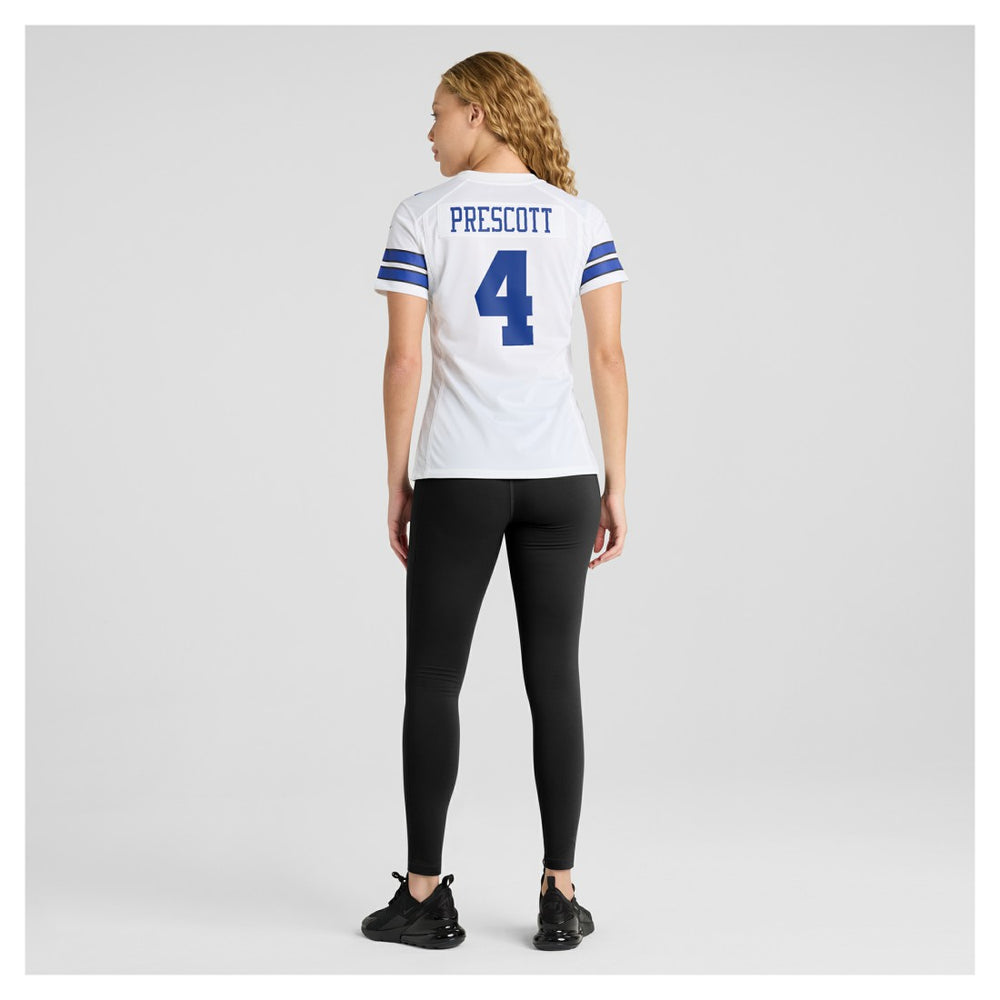Dak Prescott Dallas Cowboys Women's Team Game Jersey - White - Nike