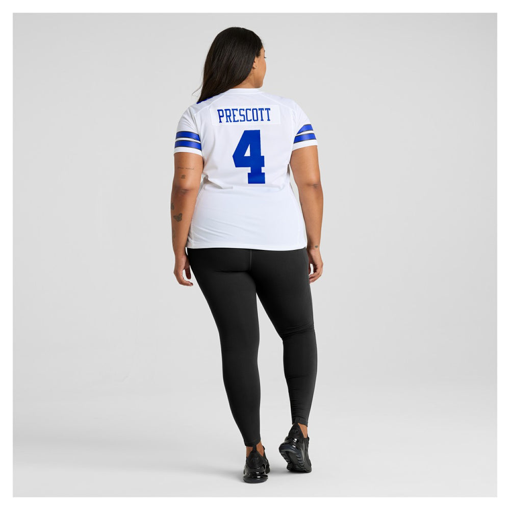 Dak Prescott Dallas Cowboys Women's Team Game Jersey - White - Nike