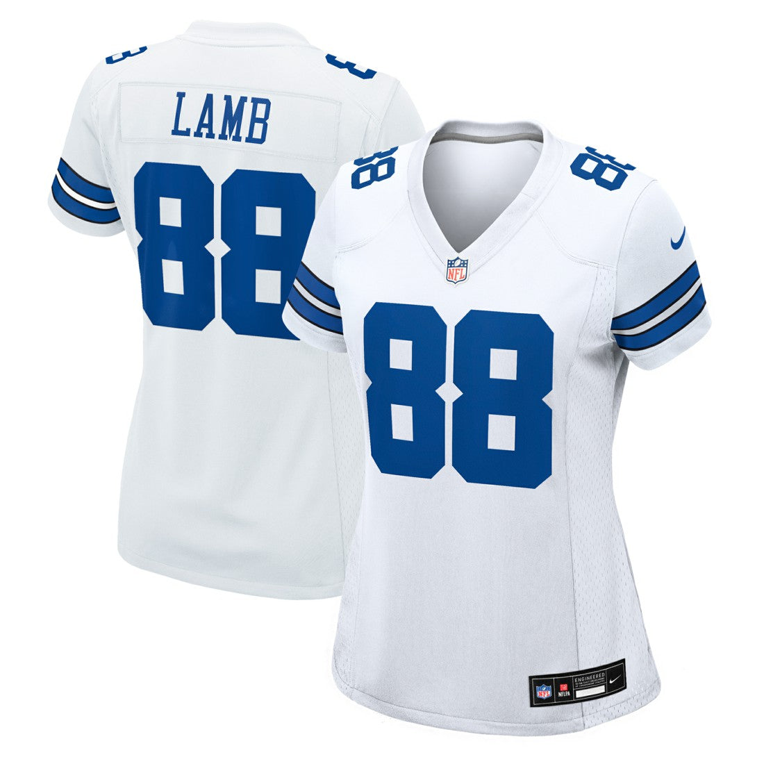 CeeDee Lamb Dallas Cowboys Women's Game Jersey - White - Nike
