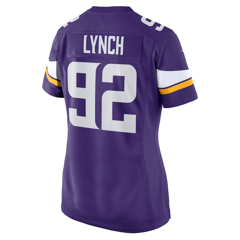 James Lynch Minnesota Vikings Women's Game Player Jersey - Purple - Nike