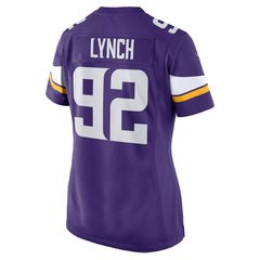 James Lynch Minnesota Vikings Women's Game Player Jersey - Purple - Nike