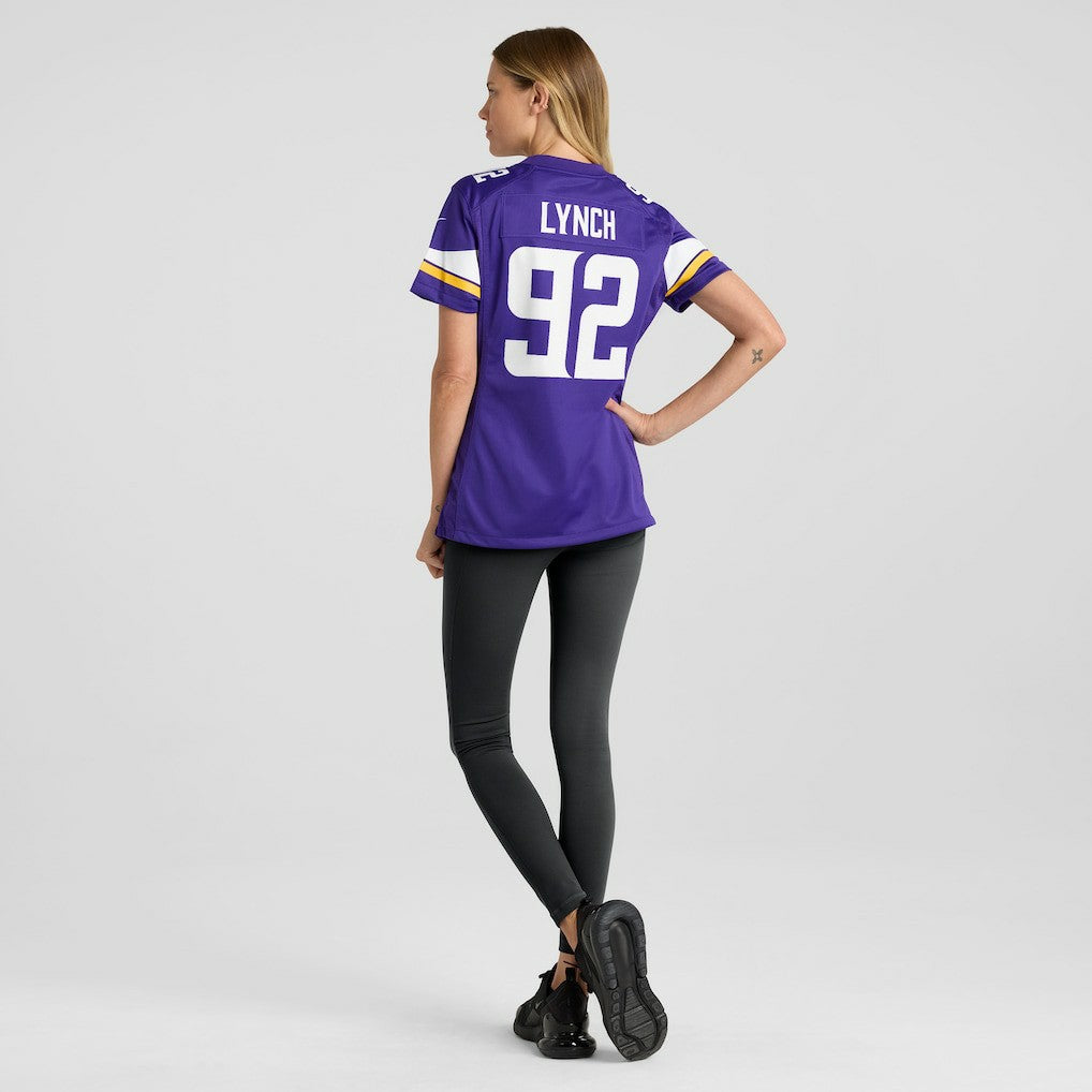 James Lynch Minnesota Vikings Women's Game Player Jersey - Purple - Nike