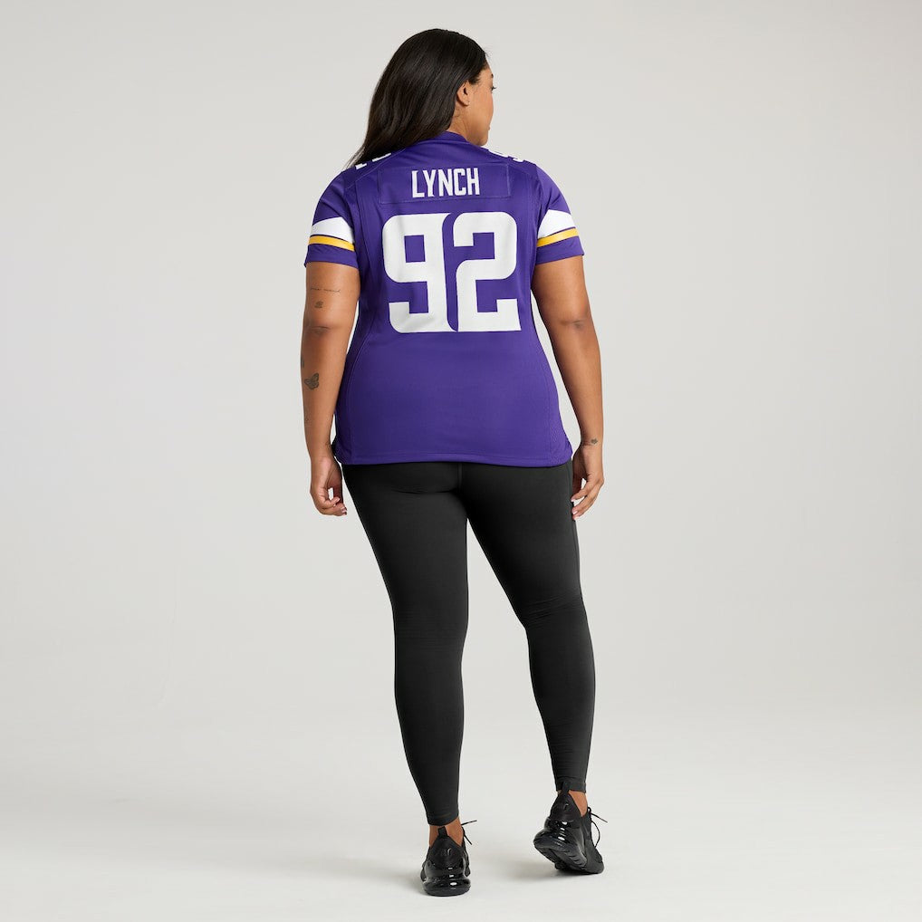 James Lynch Minnesota Vikings Women's Game Player Jersey - Purple - Nike
