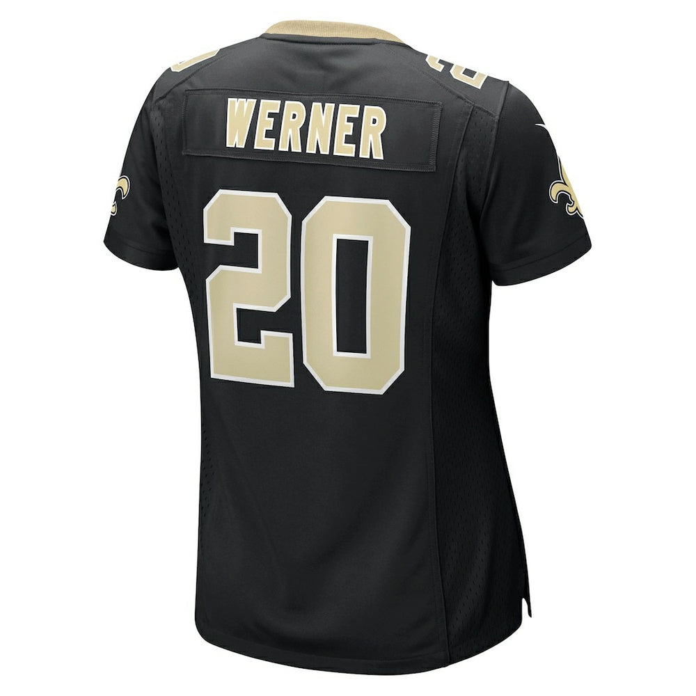 Pete Werner New Orleans Saints Women's Game Jersey - Black - Nike