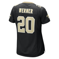 Pete Werner New Orleans Saints Women's Game Jersey - Black - Nike