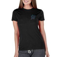 Miami Marlins Concepts Sport Women's Marathon Knit Top Outlet