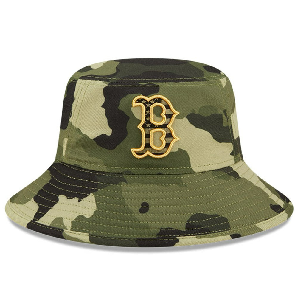 Boston Red Sox New Era 2022 Armed Forces Day Bucket Hat Outlet