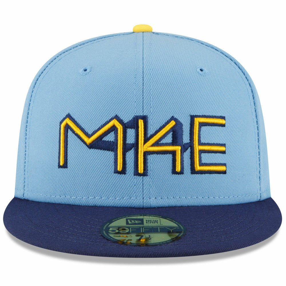 Milwaukee Brewers New Era 2022 City Connect 59FIFTY Fitted Hat Near Me