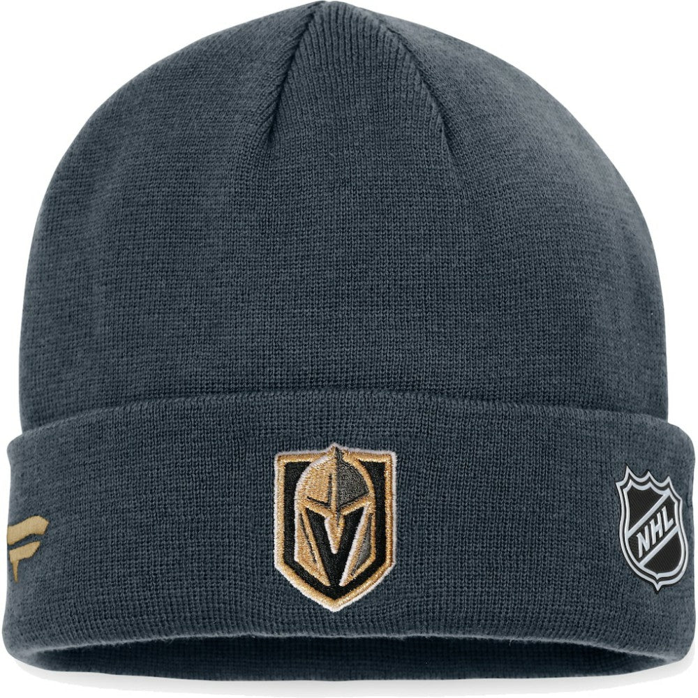 Vegas Golden Knights Fanatics Authentic Pro Rink Cuffed Knit Hat - Black | Fanatics sale