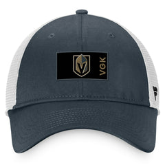 Vegas Golden Knights Fanatics Authentic Pro Rink Trucker Snapback Hat - Charcoal/White | Fanatics sale